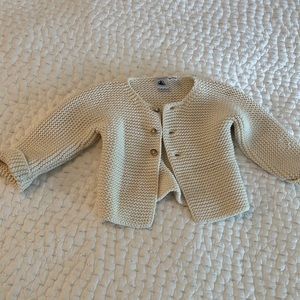 Cream Petit Bateau Sweater